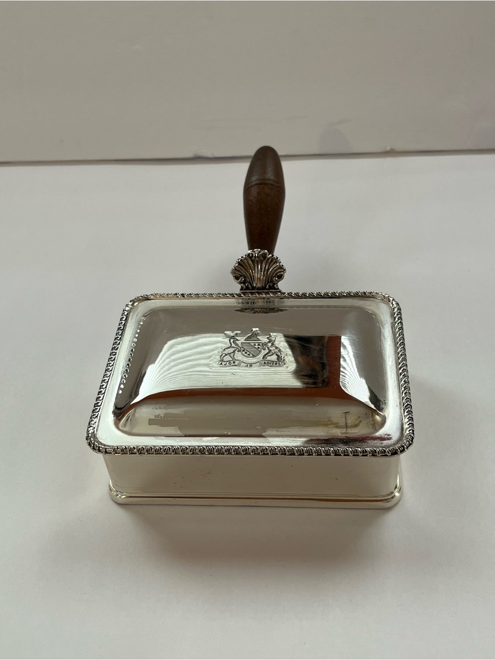 Vintage F. B. Rogers Silverplate Silent Butler Crumb Catcher